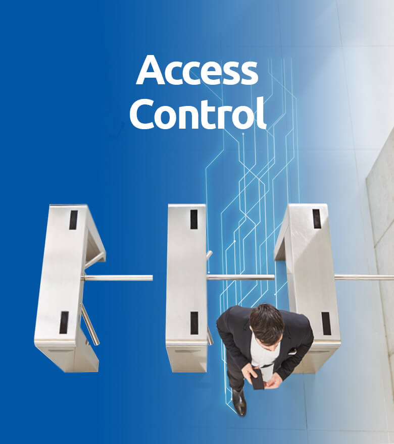 Integrated access control system SECOM